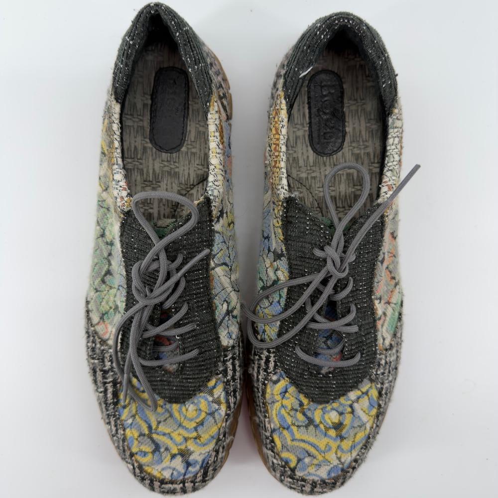 Born Womens Sneakers Multi Color Tapestry Lace Up‎ Shoes Size 9 - Picture 3 of 6